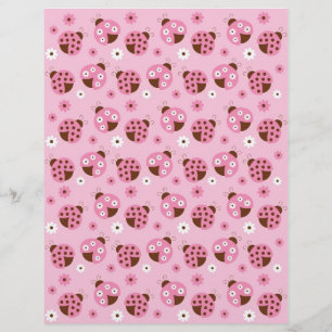 Papier à papier pour bébé à lessive rose mod