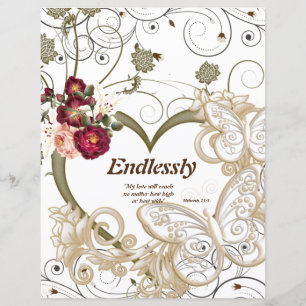 Papier à papillons floraux sans fin poème