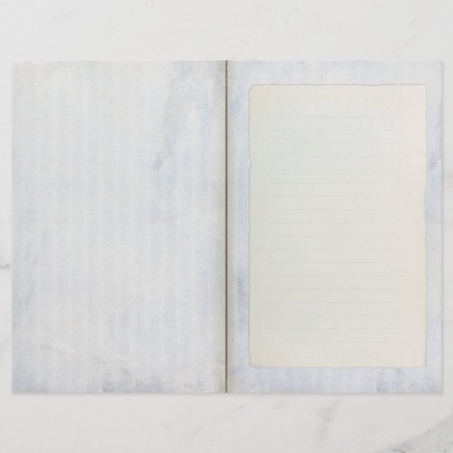 Papier à rebut bleu pâle (Devant)