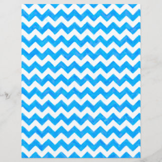 Papier à rebut Chevron Peint Bleu Design