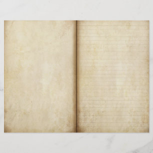 Papier à rebut de feuilles de parchemin vieilli
