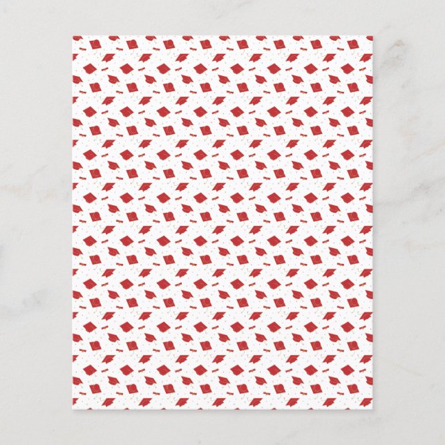 Papier à rebut de la casquette rouge (Devant)