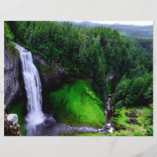 Papier à rebut de Salt Creek Falls Oregon