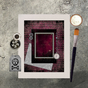 Papier à rebut facile de page Steampunk