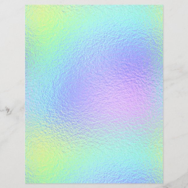 Papier à rebut Iridescente Faux Foil No. 10 (Devant)