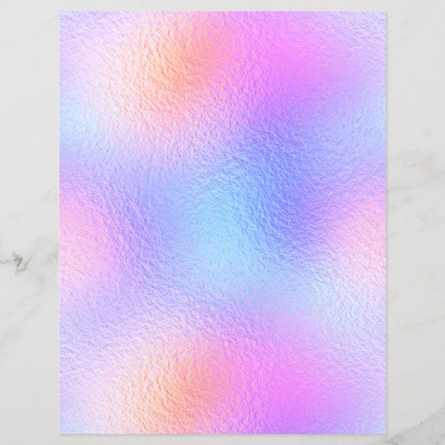 Papier à rebut Iridescente Faux Foil No. 34 (Devant)
