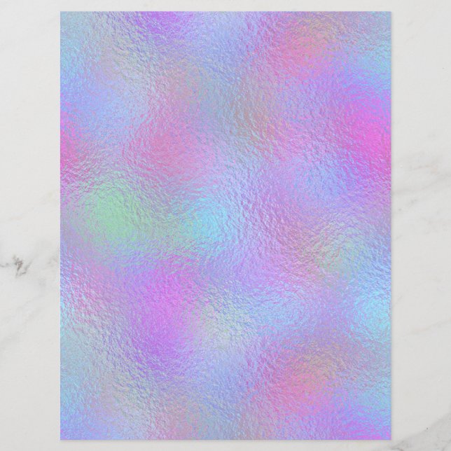 Papier à rebut Iridescente Faux Foil No. 58 (Devant)