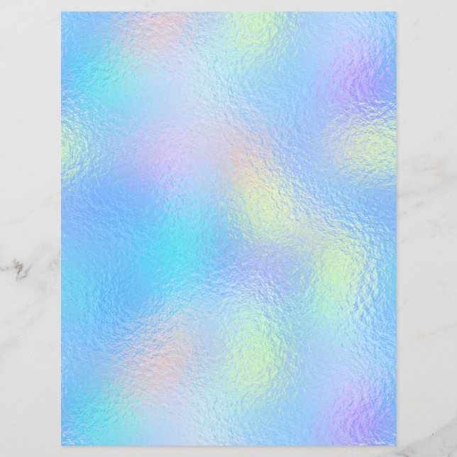 Papier à rebut Iridescente Faux Foil No 62 (Devant)