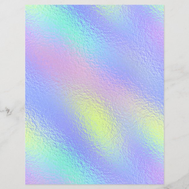 Papier à rebut Iridescente Faux Foil No 64 (Devant)