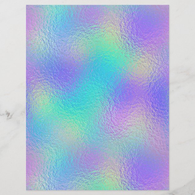 Papier à rebut Iridescente Faux Foil No. 89 (Devant)