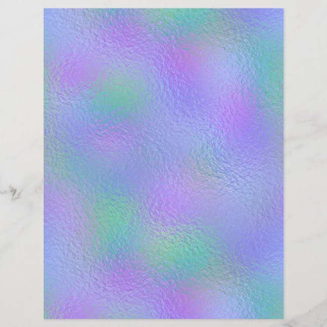 Papier à rebut Iridescente Faux Foil No. 91 (Devant)