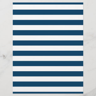 Papier à rebut pour bébé à rayures bleu marine