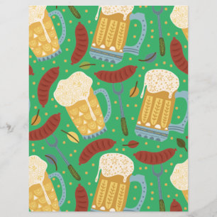 Papier à rebut pour bières et chats Whimsical