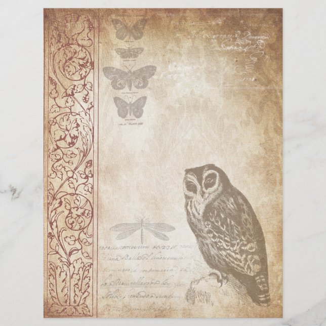 Papier à rebut vintage (Devant)
