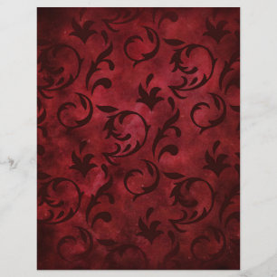 Papier à retouche à motif à rouleaux rouges