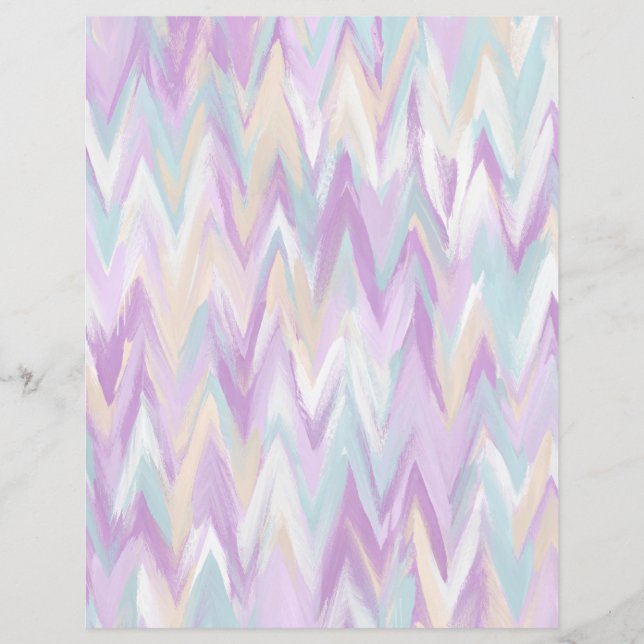 Papier à scandale Chevrons Abstrait (Devant)