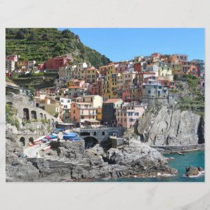 Papier à scandale Cinque Terre Italie