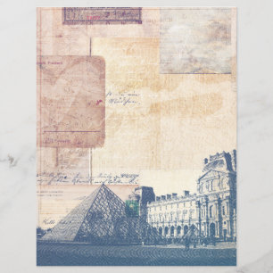 Papier à scandale du journal Vintage voyage en dét