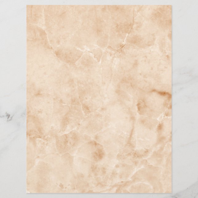 Papier à scandale en marbre beige (Devant)