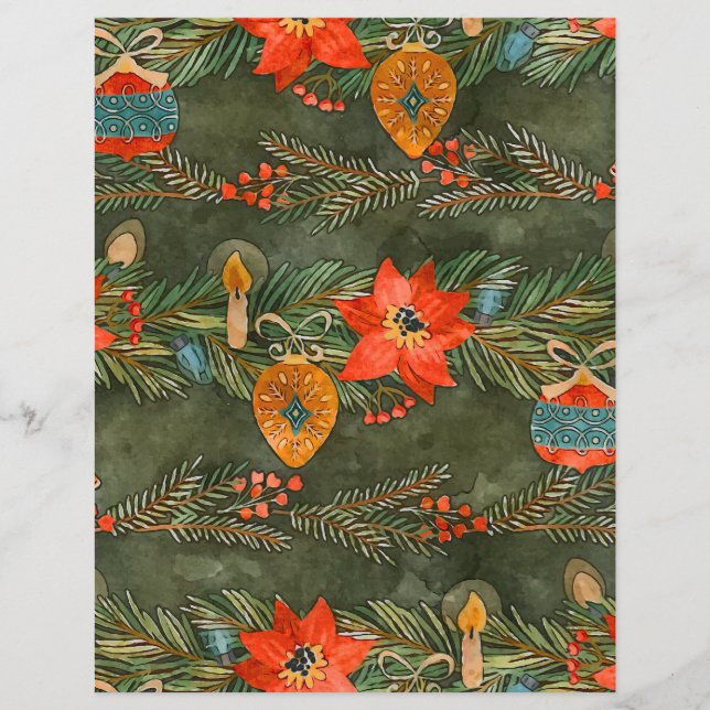 Papier à scandale Festif Vintage (Devant)