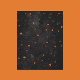 Papier à scandale Halloween noir