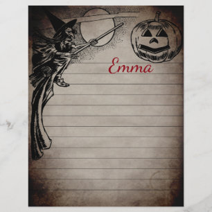 Papier à scandale Halloween vintage Avec Lignes