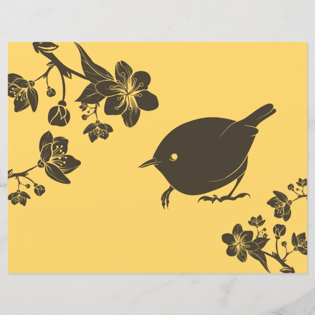 Papier à scandale Little Brown Bird Journal (Devant)