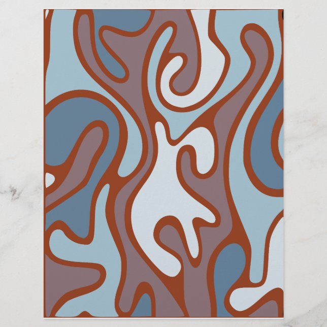 Papier à scandale Motif Abstrait : (Devant)