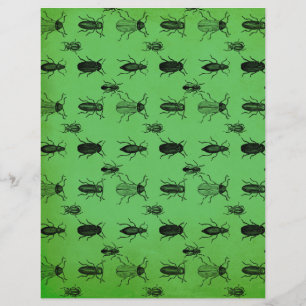 Papier à scandale Motif Halloween Bugs