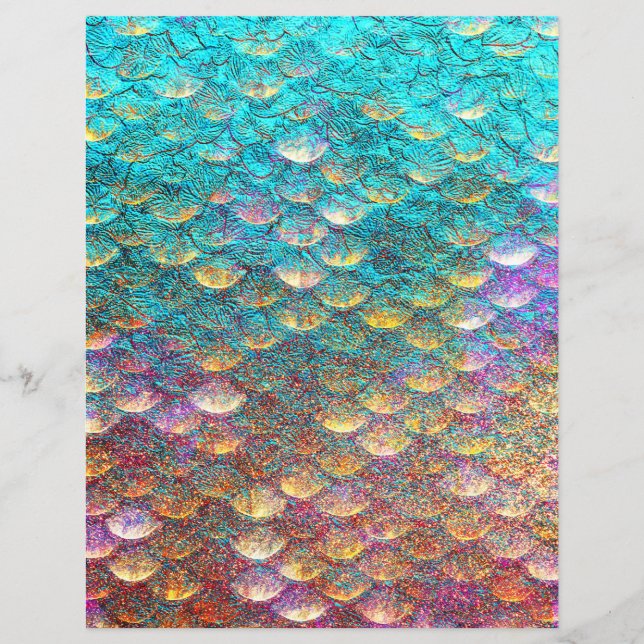 Papier à scandales de sirènes Iridescente (Devant)