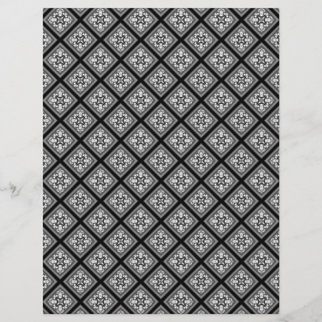 Papier à scandales pour grappes de diamants noires (Devant)