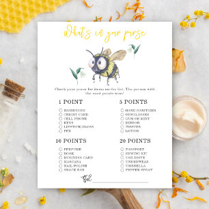 Papier Abeille - Ce qui se trouve dans votre baby shower