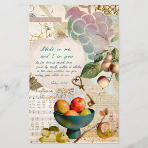 Papier Abide in Me Fruitative Faith Art Journal