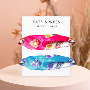 Papier Accessoires pour cheveux Display Packaging Card