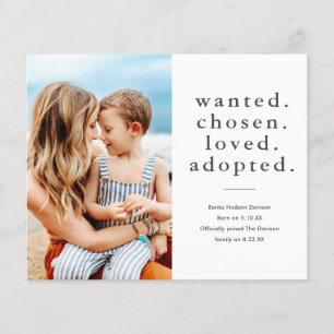 Papier Adoption du budget Faire-part
