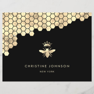 Papier affiche de design Queen Bee