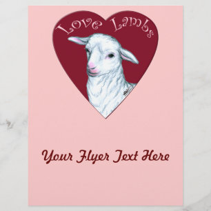 Papier Agneaux d'amour