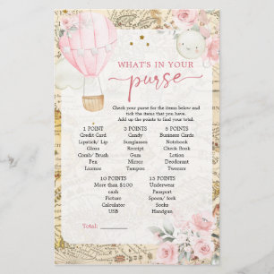 Papier Air Balloon n'est pas elle Onerderful Baby Purse J