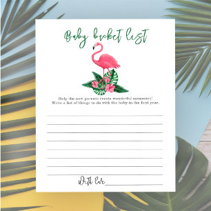 Papier Aloha aquarelle ! Flamant rose rose - Liste des se