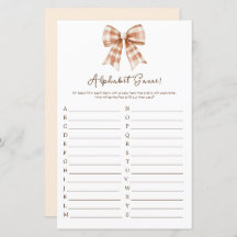 Alphabet de Baby shower de fille de la croupe rose