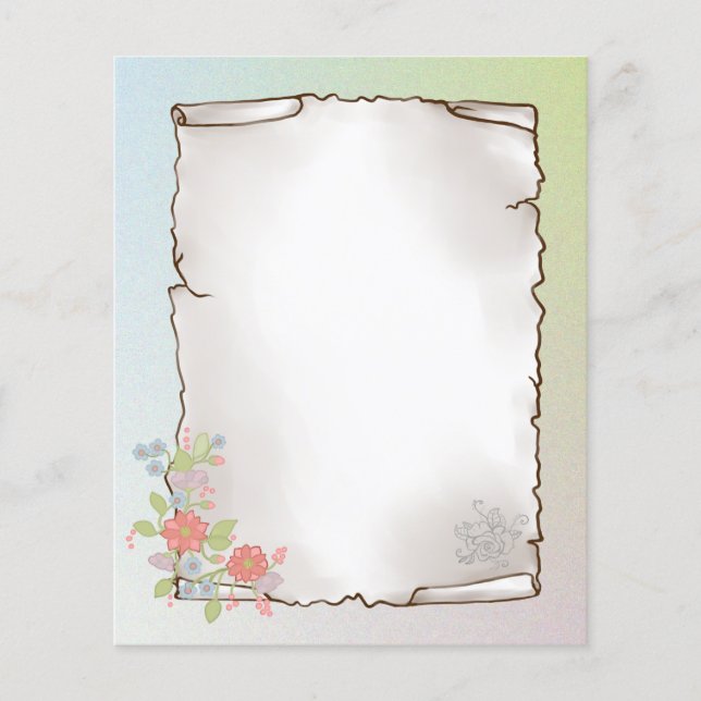 Papier Altes Blatt (Devant)