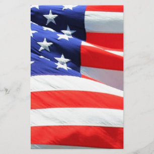 Papier American Flag, vous pouvez ajouter du texte et tél