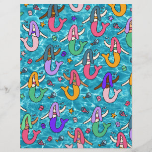 Papier Amis de Mermaid
