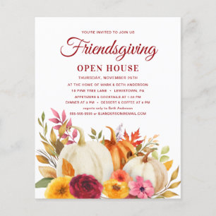 PAPIER AMIS DONNER OUVERT HOUSE CITROUILLE BUDGET INVITAT