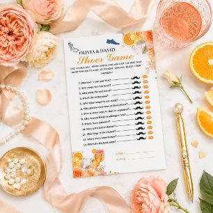 Papier Amour au premier Spritz Jeu de chaussures de douch