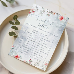 Papier Amour dans la neige Voudrait-elle plutôt nuptiale