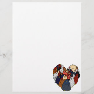 Papier Amour de poulet