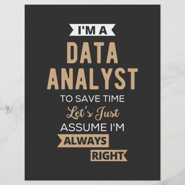 Papier Analyste de données (Devant)