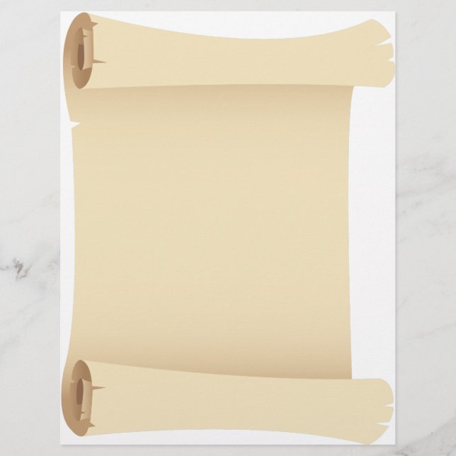 Papier Ancien défilement Vintage (Devant)
