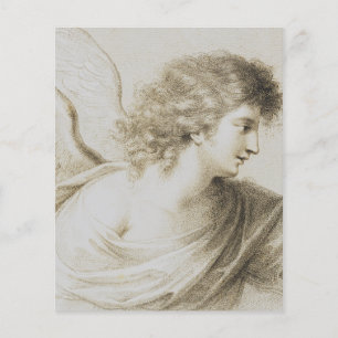 Papier ange chrétien par Francesco Bartolozzi
